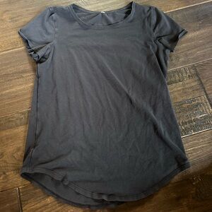 lululemon athletica Charcoal Short Sleeve Tee